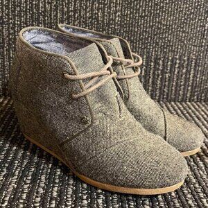 Toms Gray Ankle Boots